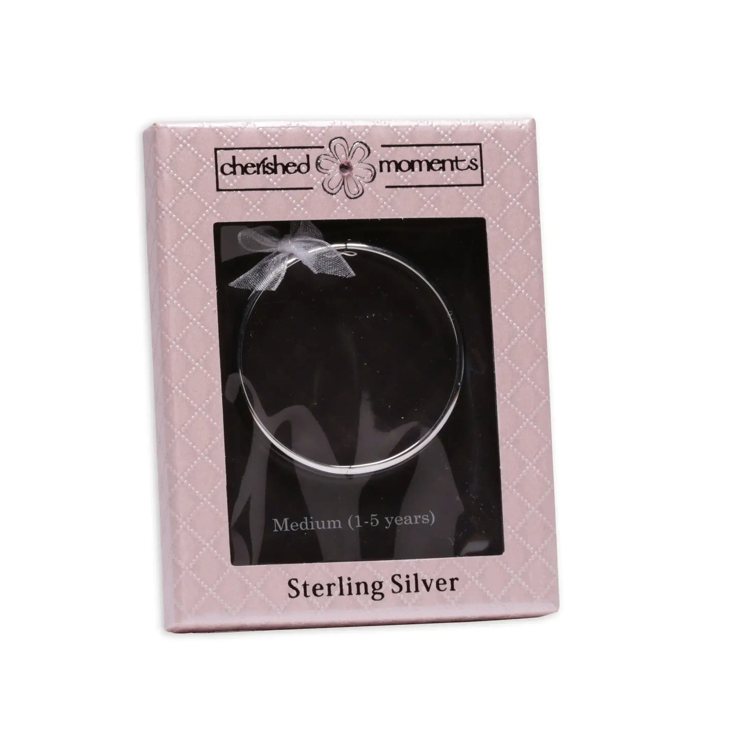 Classic Silver Bangle Bracelet: Small 0-12m