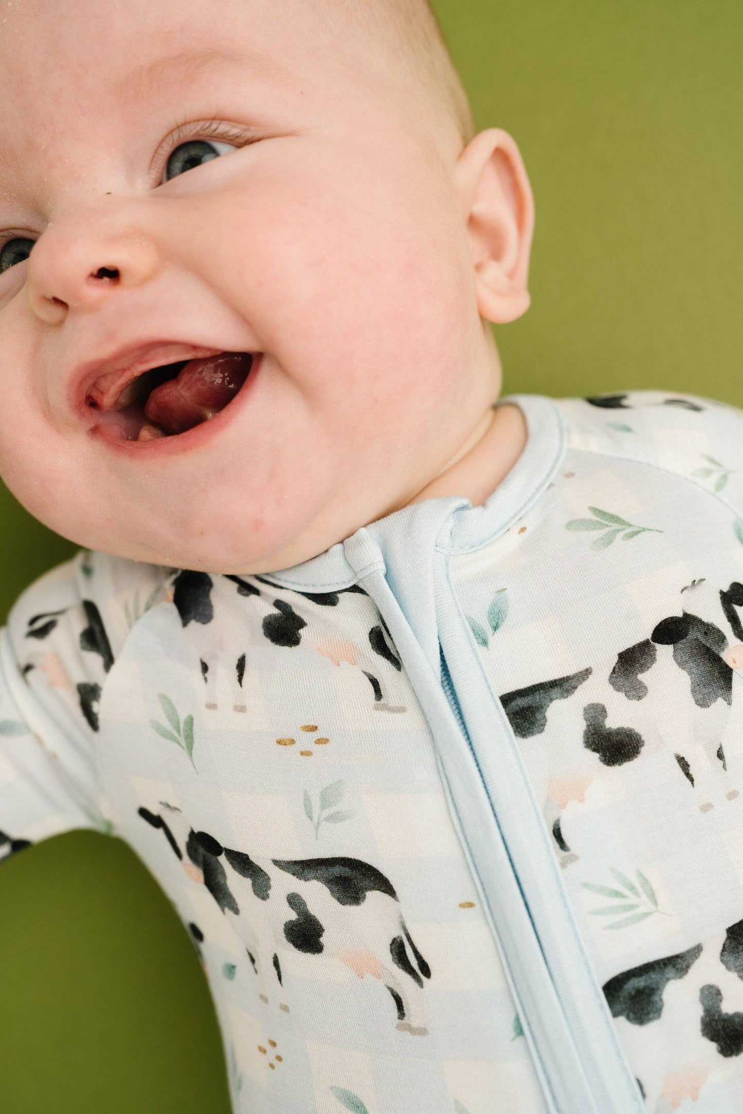 Little One Shop - Dairy Cow Bamboo Sleeper: Preemie