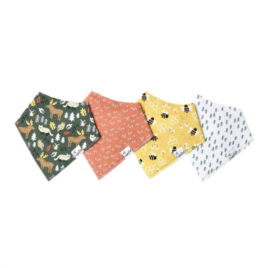 Atwood Bandana Bib Set (4-pack)