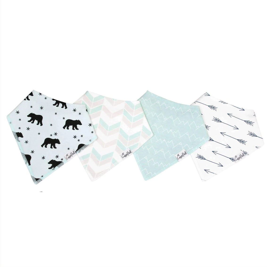 Archer Bandana Bib Set (4-pack)