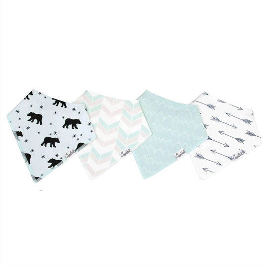 Archer Bandana Bib Set (4-pack)