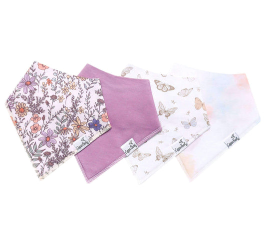 Flora Bandana Bib Set (4-pack)