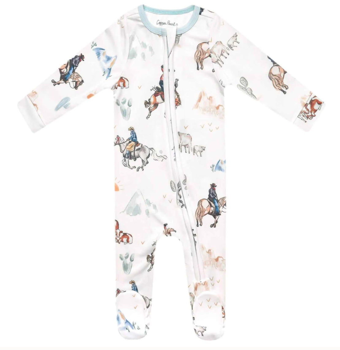Zip Up Footie Pajama- Boone