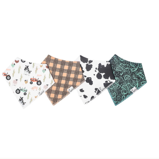 Jo Bandana Bib Set (4-pack)