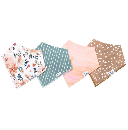 Autumn Bandana Bib Set (4-pack)