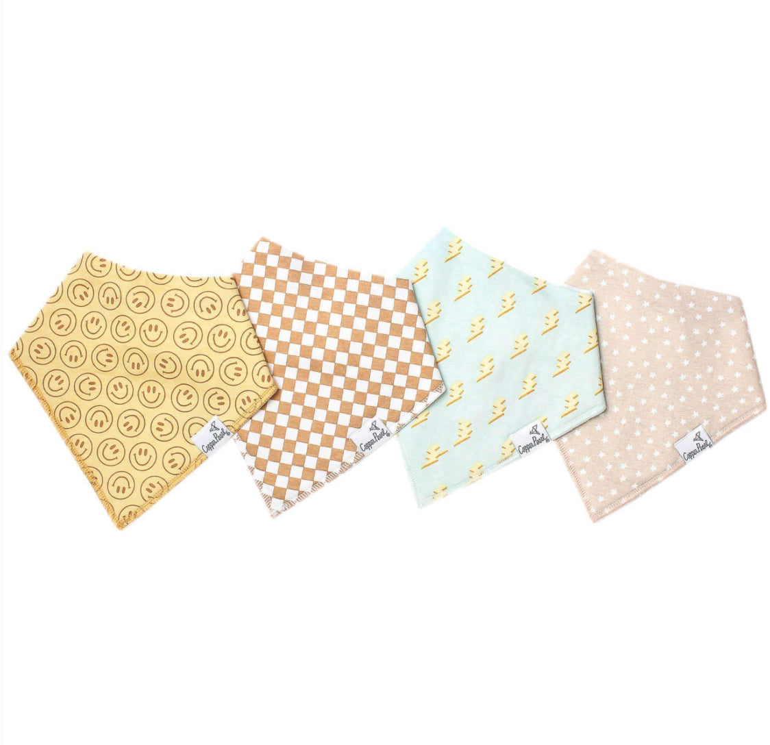 Vance Bandana Bib Set (4-pack)