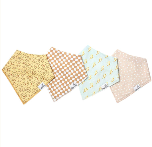 Vance Bandana Bib Set (4-pack)