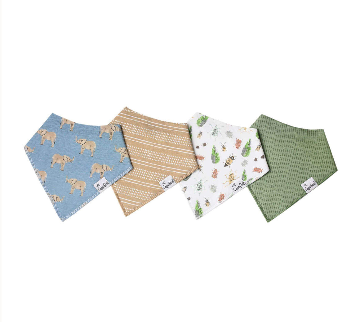Peanut Bandana Bib Set (4-pack)