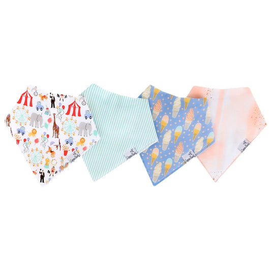 Bailey Bandana Bib Set (4-pack)