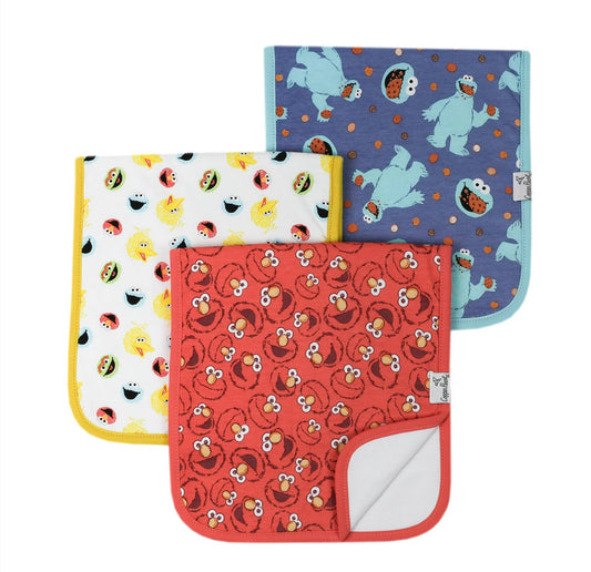 Elmo Premium Burp Cloths