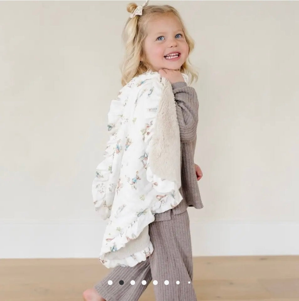 Peter Rabbit Muslim Lush Mini Blankets