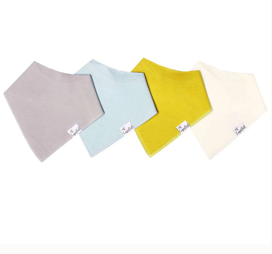 Stone Bandana Bib Set (4-pack)