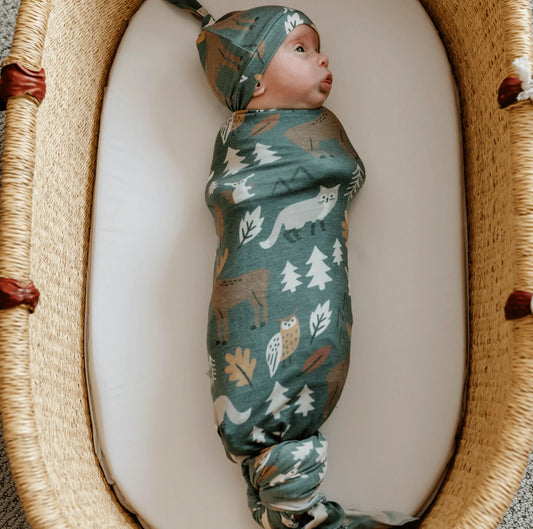 Knit Swaddle Blanket - Atwood