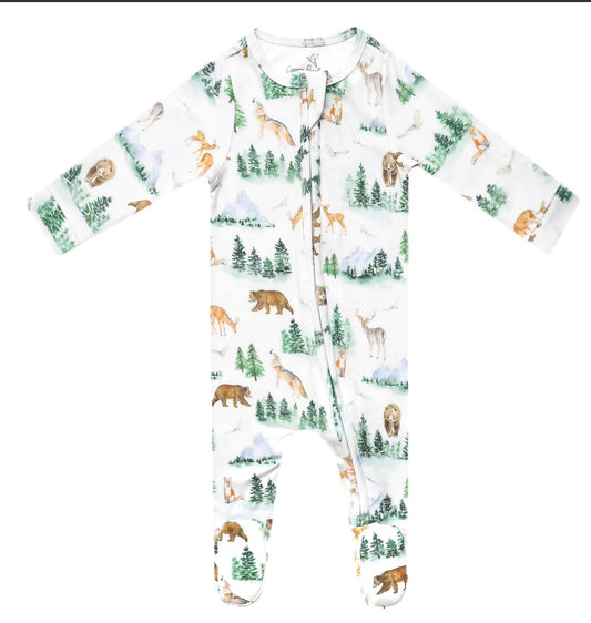 Zip up Footie Pajama- Grayson