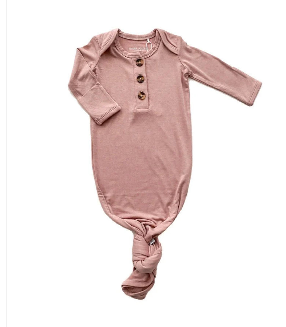 Dusty Pink Knotted Gown