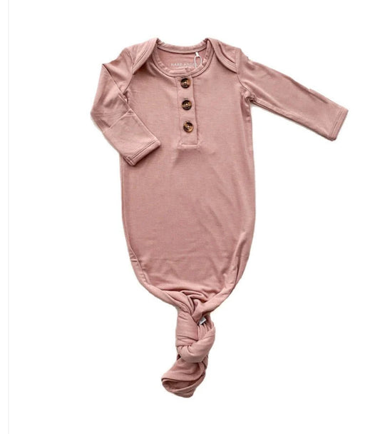 Dusty Pink Knotted Gown
