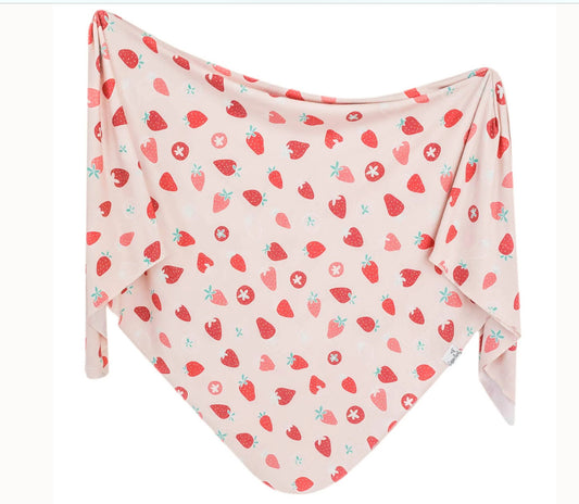 Strawberry Swaddle Blanket