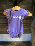 Purple Girls Canes Onesie/ T-Shirt