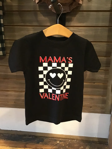 Mama’s Valentine Black Tee