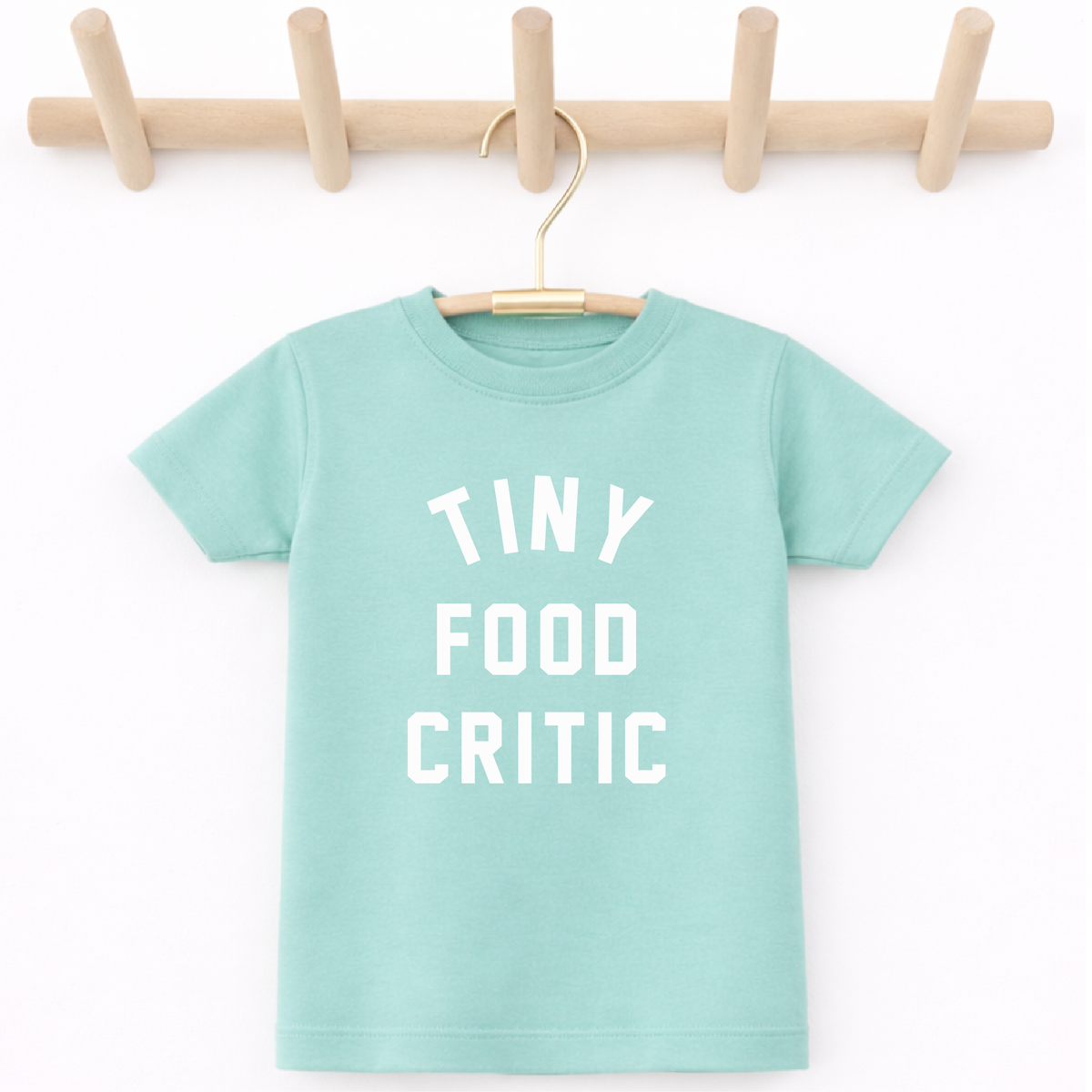 Tiny Food Critic Funny Toddler Shirt