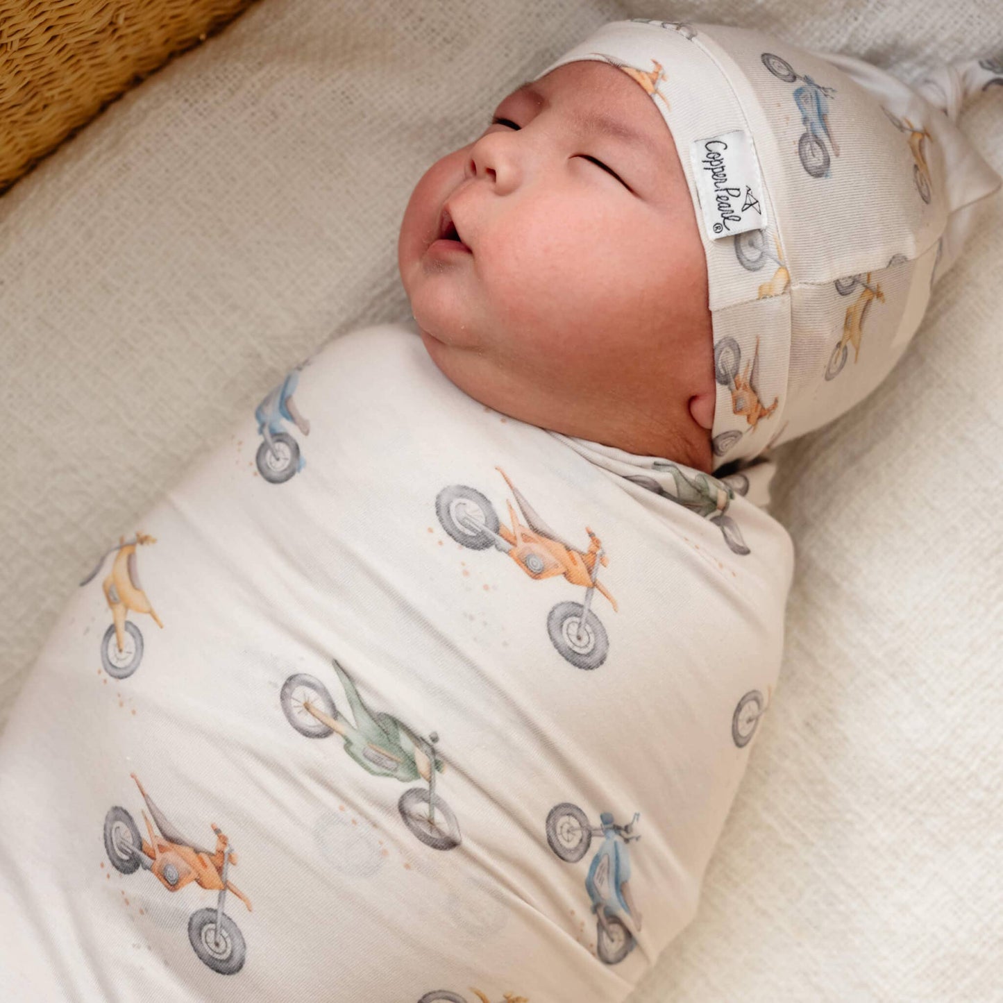 Copper Pearl - Knit Swaddle Blanket - Ryder
