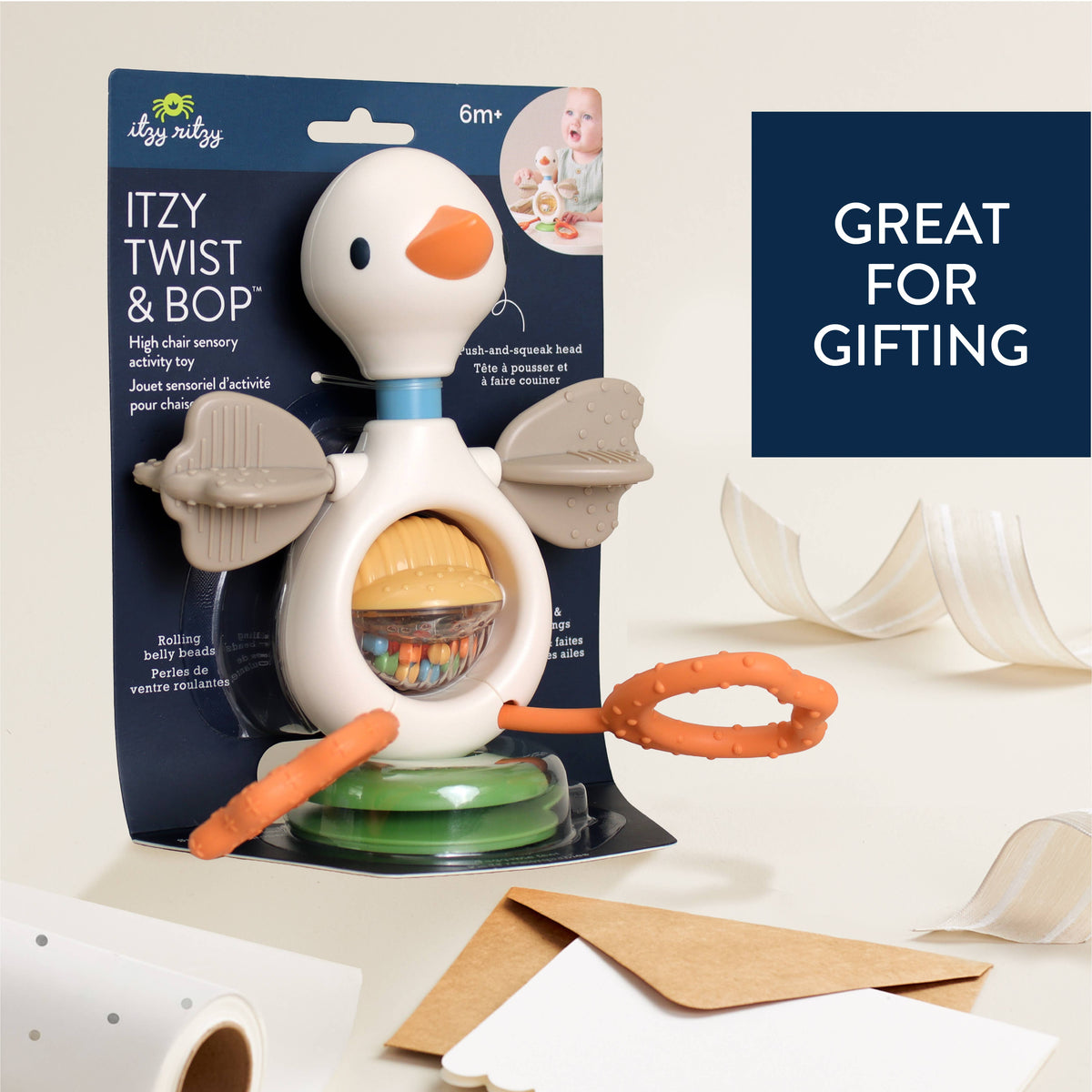 High Chair Sensory Toy Goose