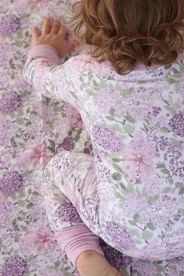 Convertible Zip Romper | Lavender Lullaby