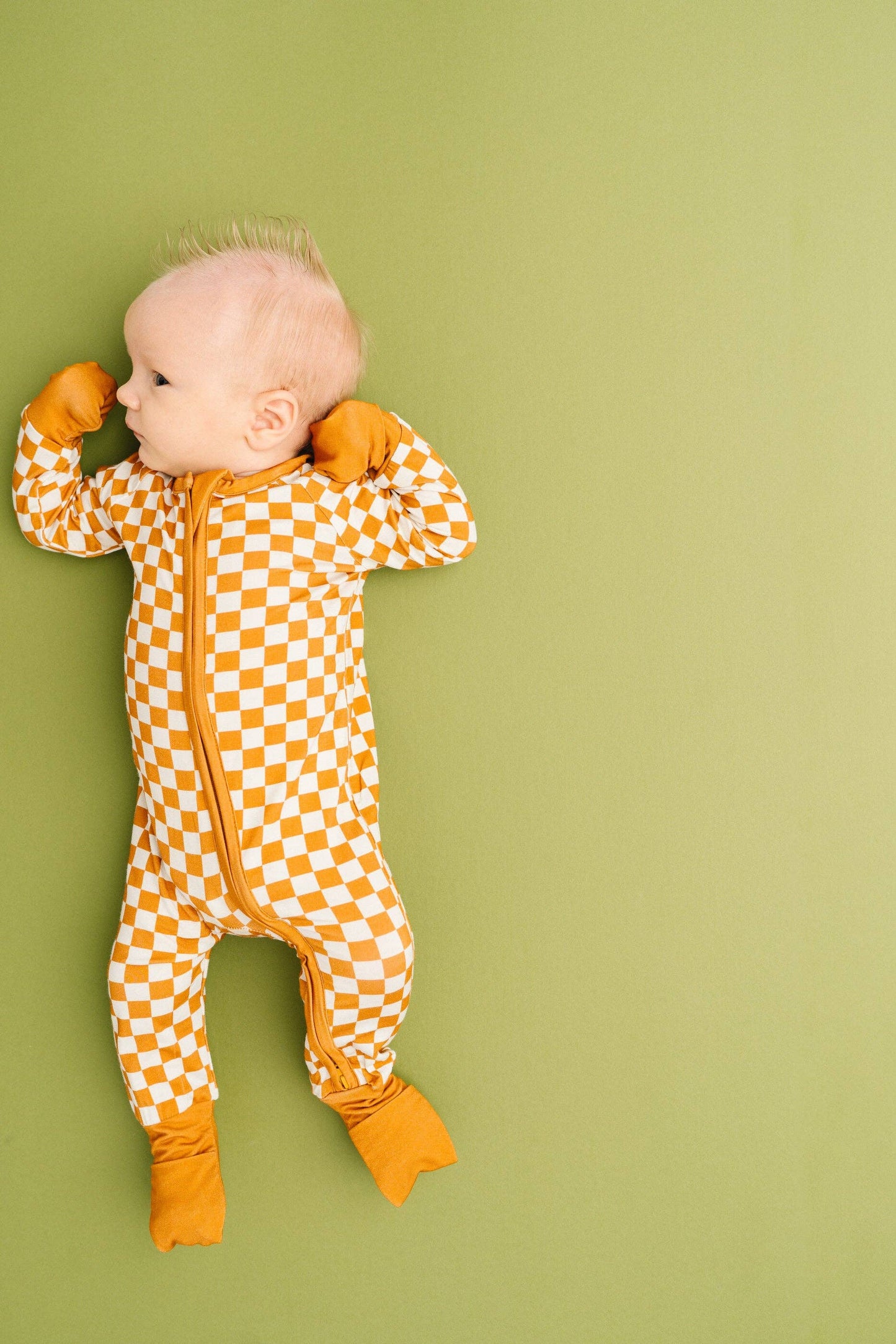 Checkerboard Charm Bamboo Sleeper