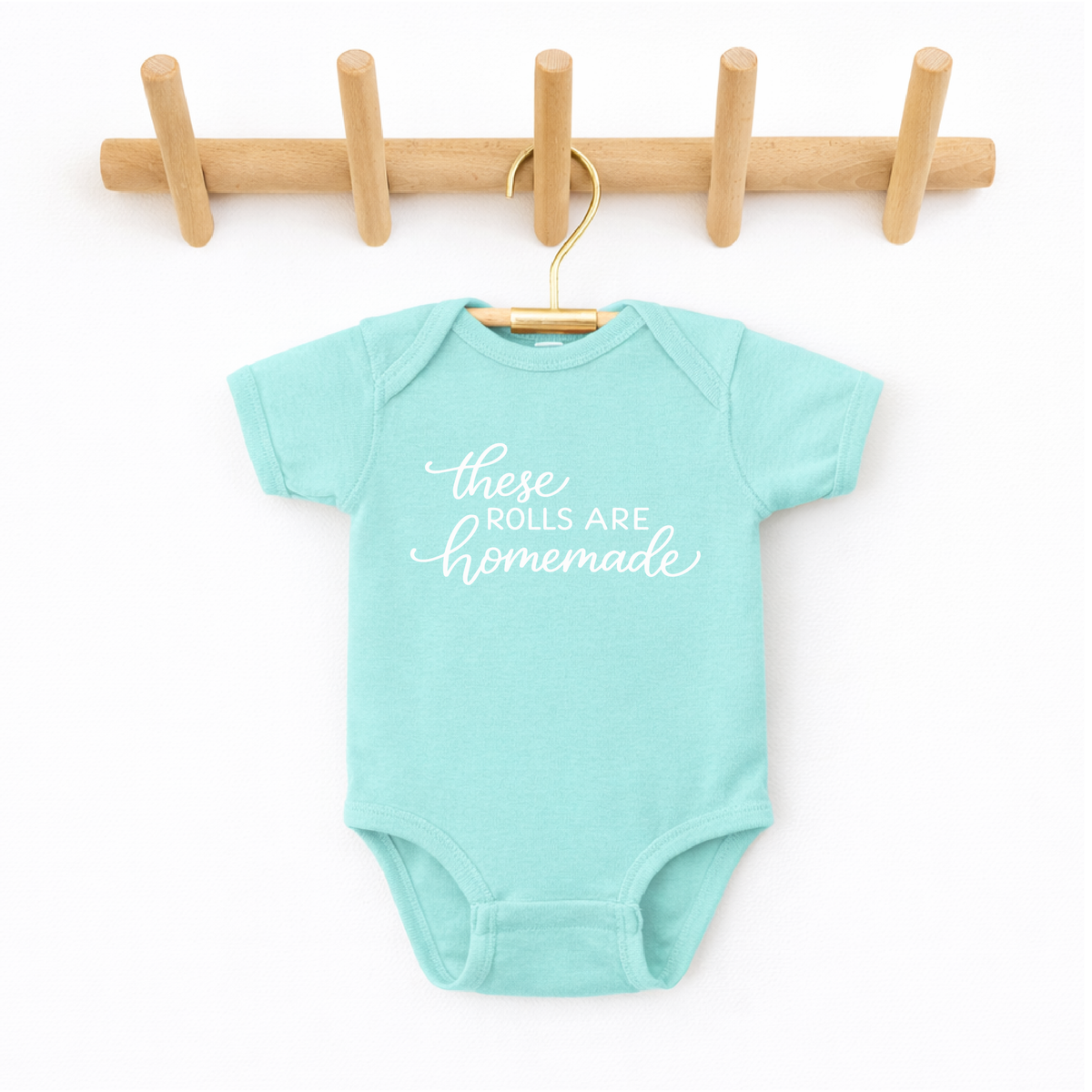 These Rolls Are Homemade Funny Baby Bodysuit