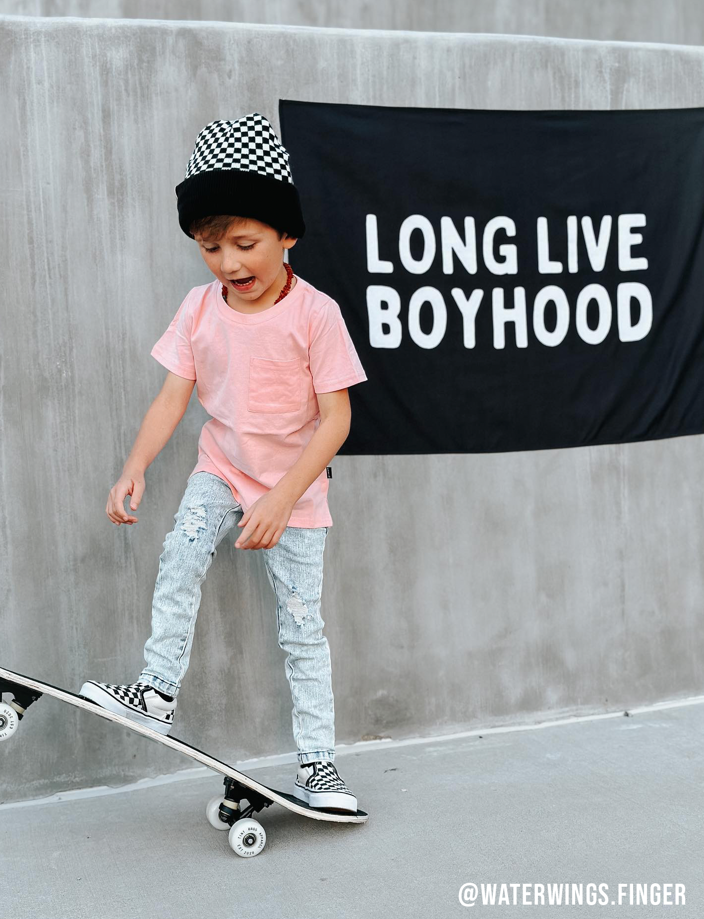 Long Live Boyhood Banner: Original 36x26"