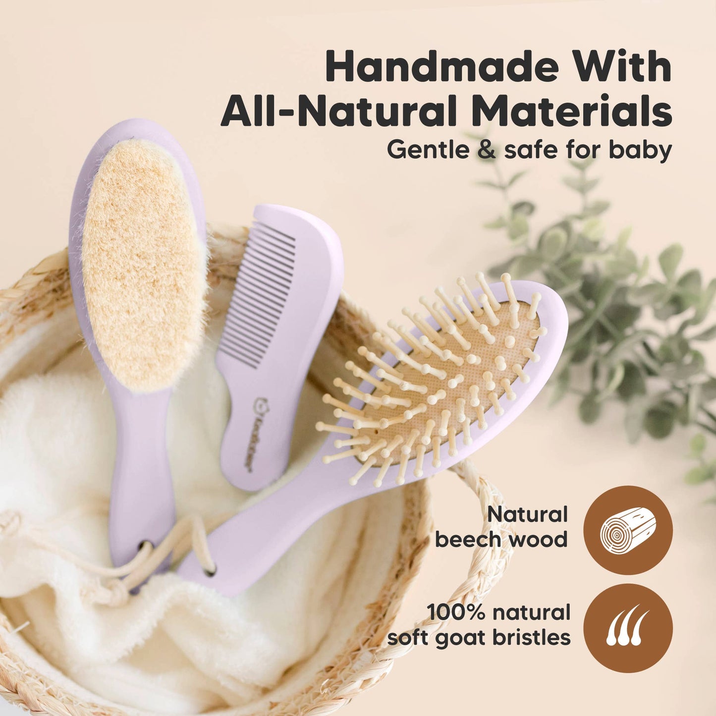 Baby Hair Brush and Comb Set