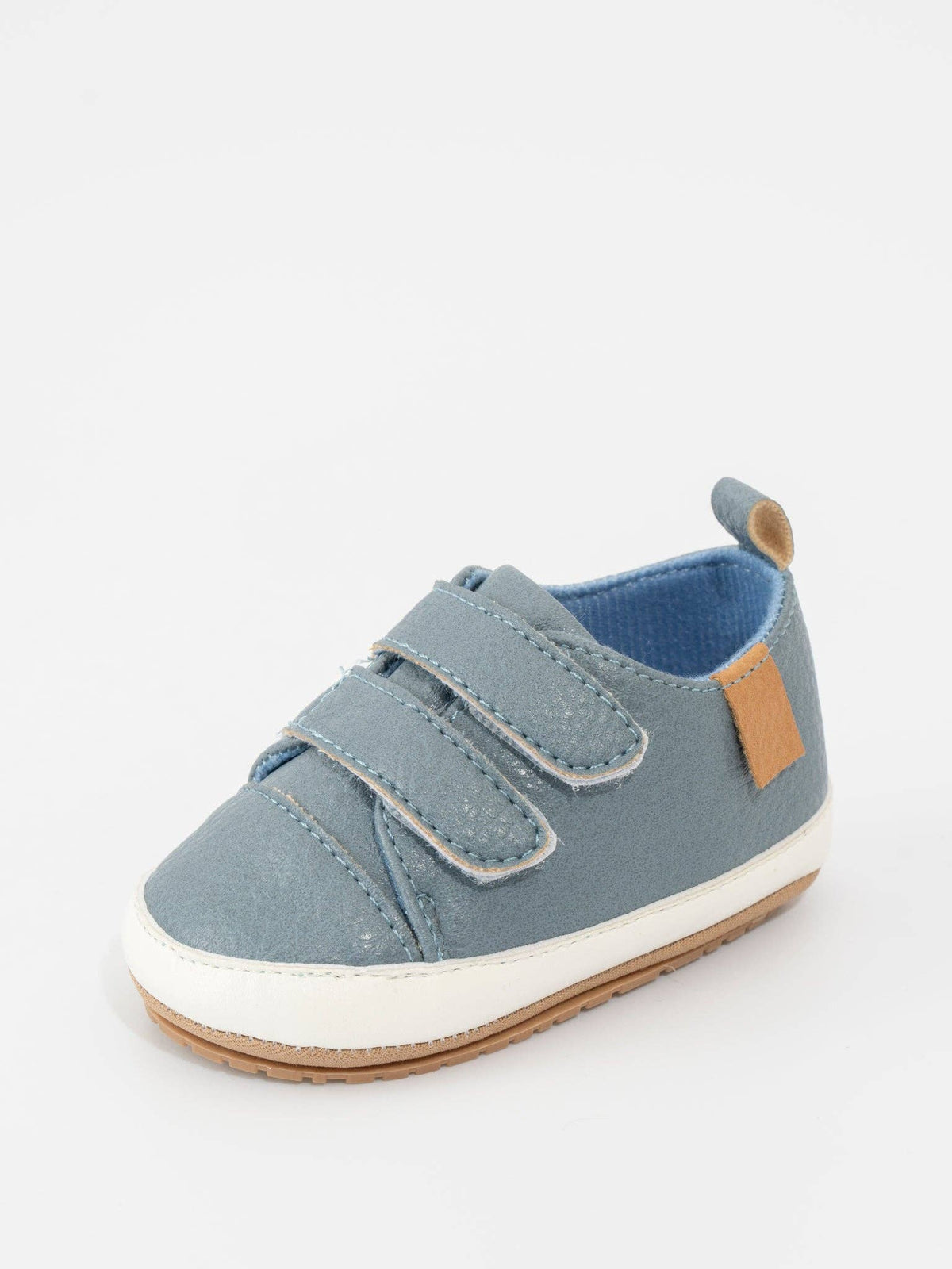Double Strap Baby Shoe Blue