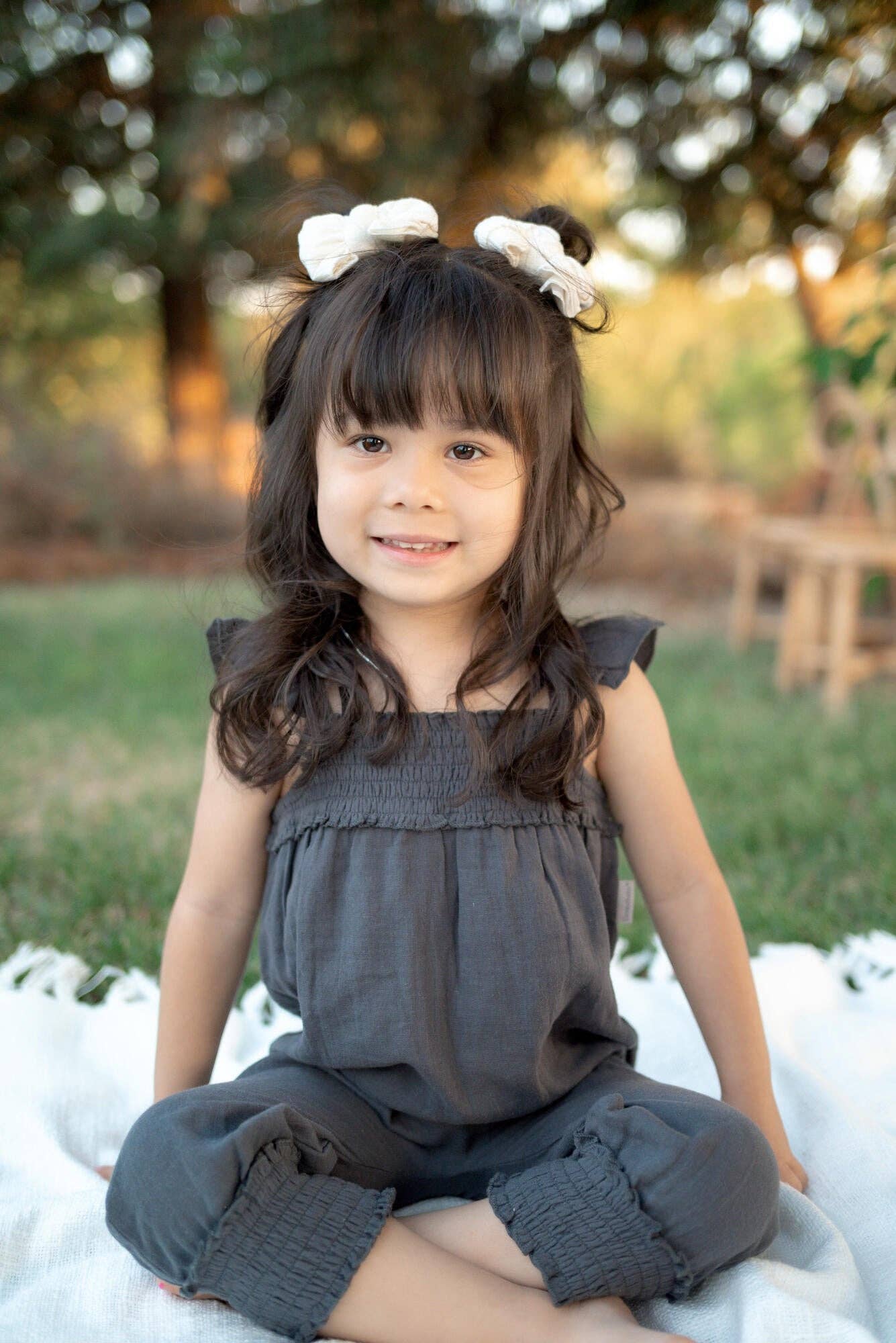 Sleeveless Romper: Chia Seed