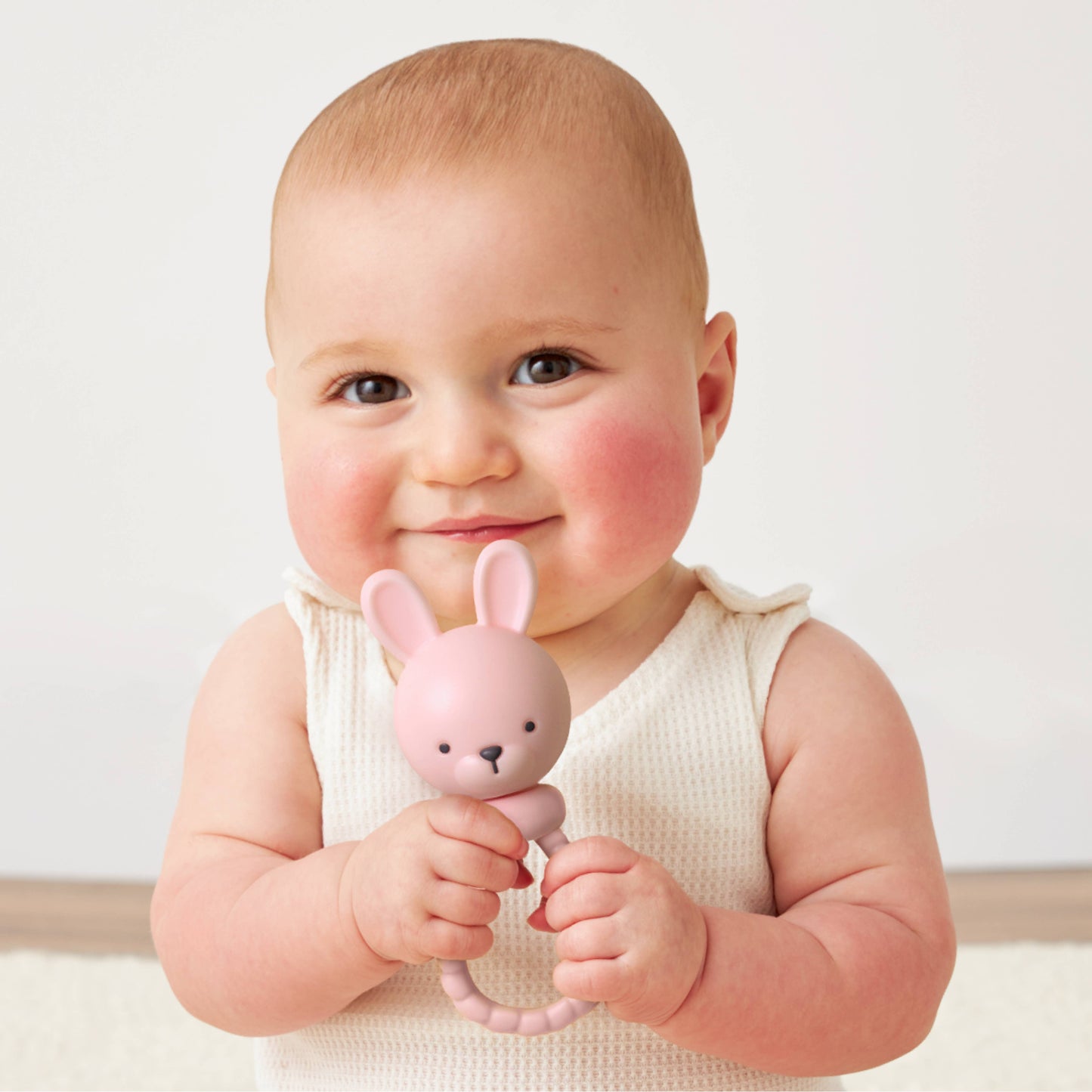 Itzy Ritzy - *NEW* Pink Bunny Sweetie Rattle™