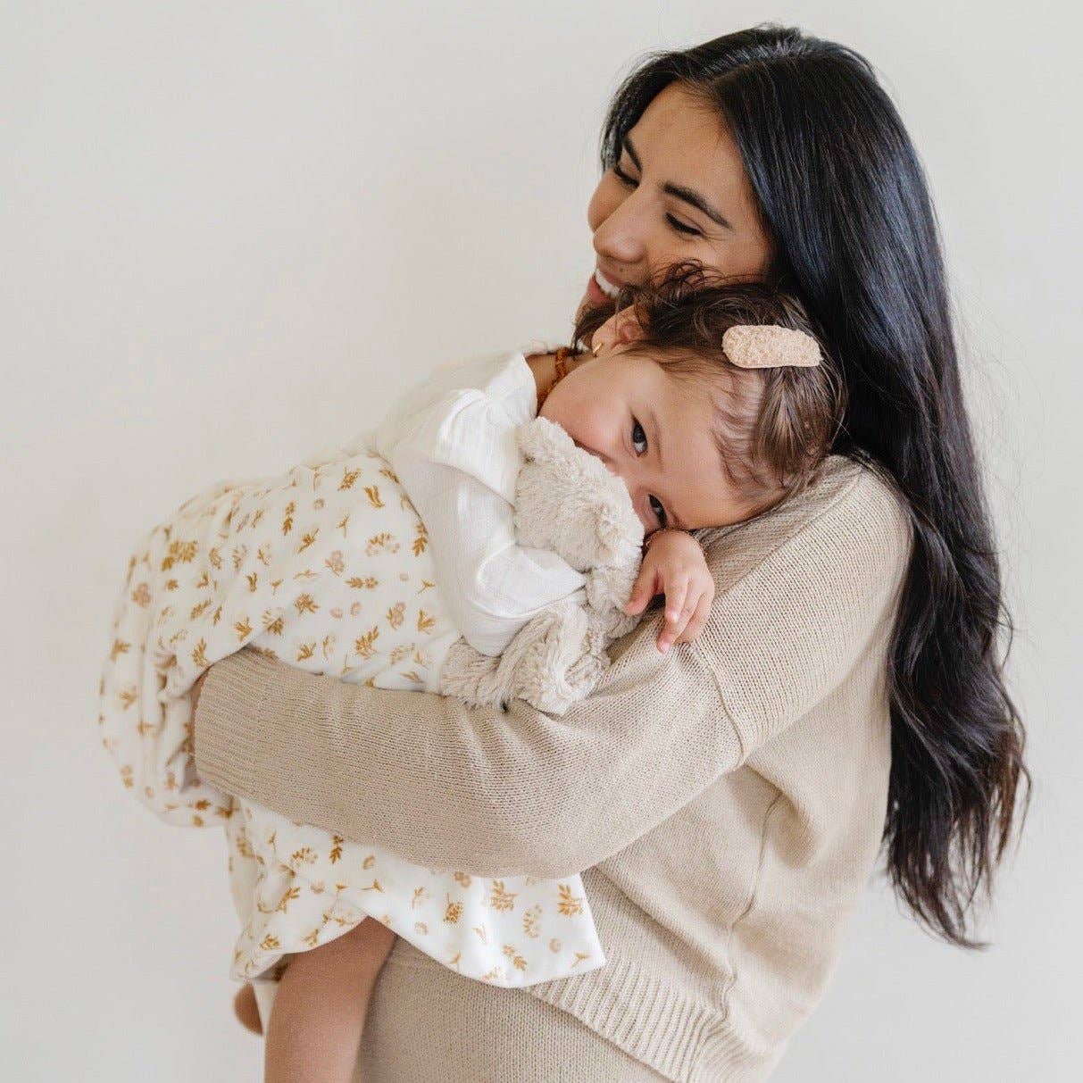 Saranoni - MINKY STRETCH RECEIVING BLANKETS: Grid