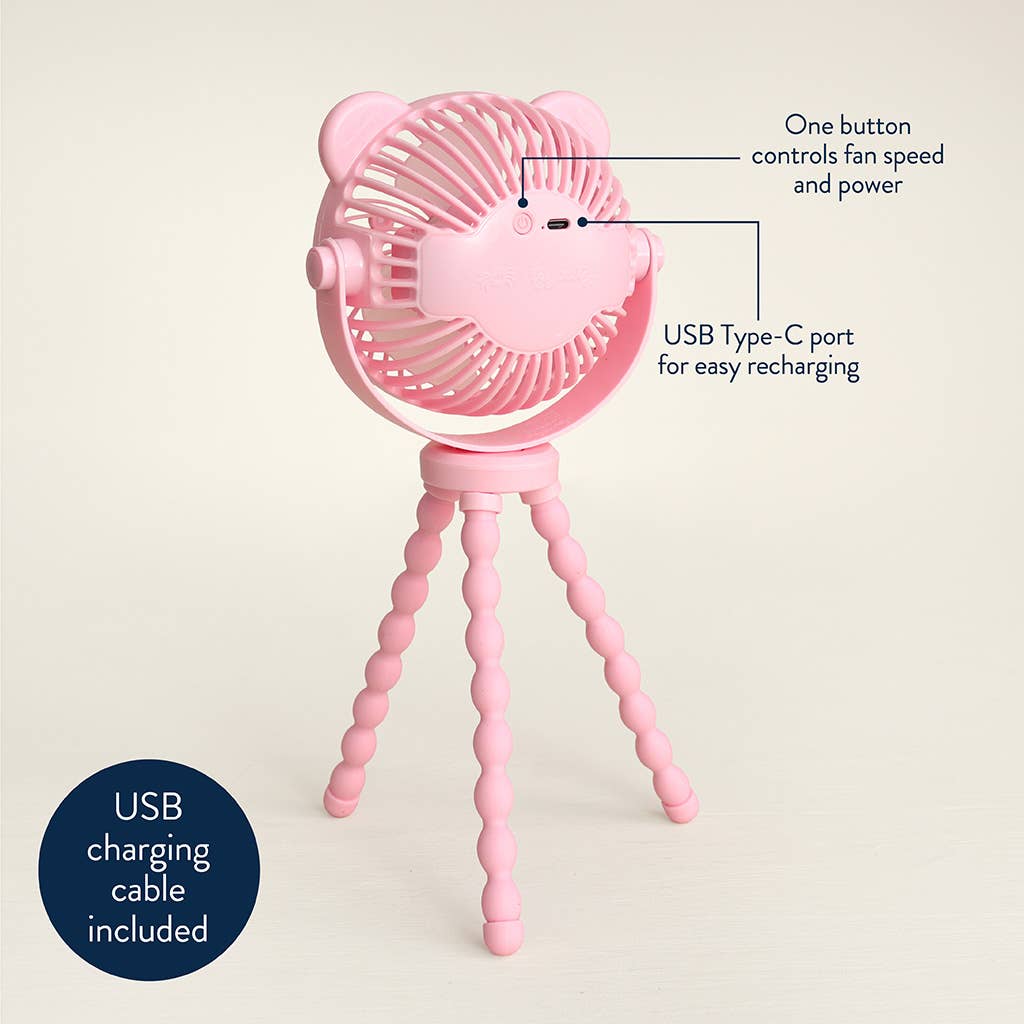 3-Speed Stroller Fan™: Pink