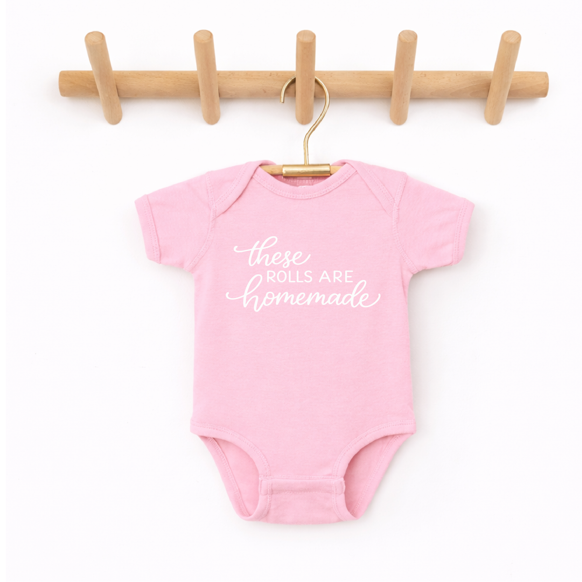 These Rolls Are Homemade Funny Baby Bodysuit