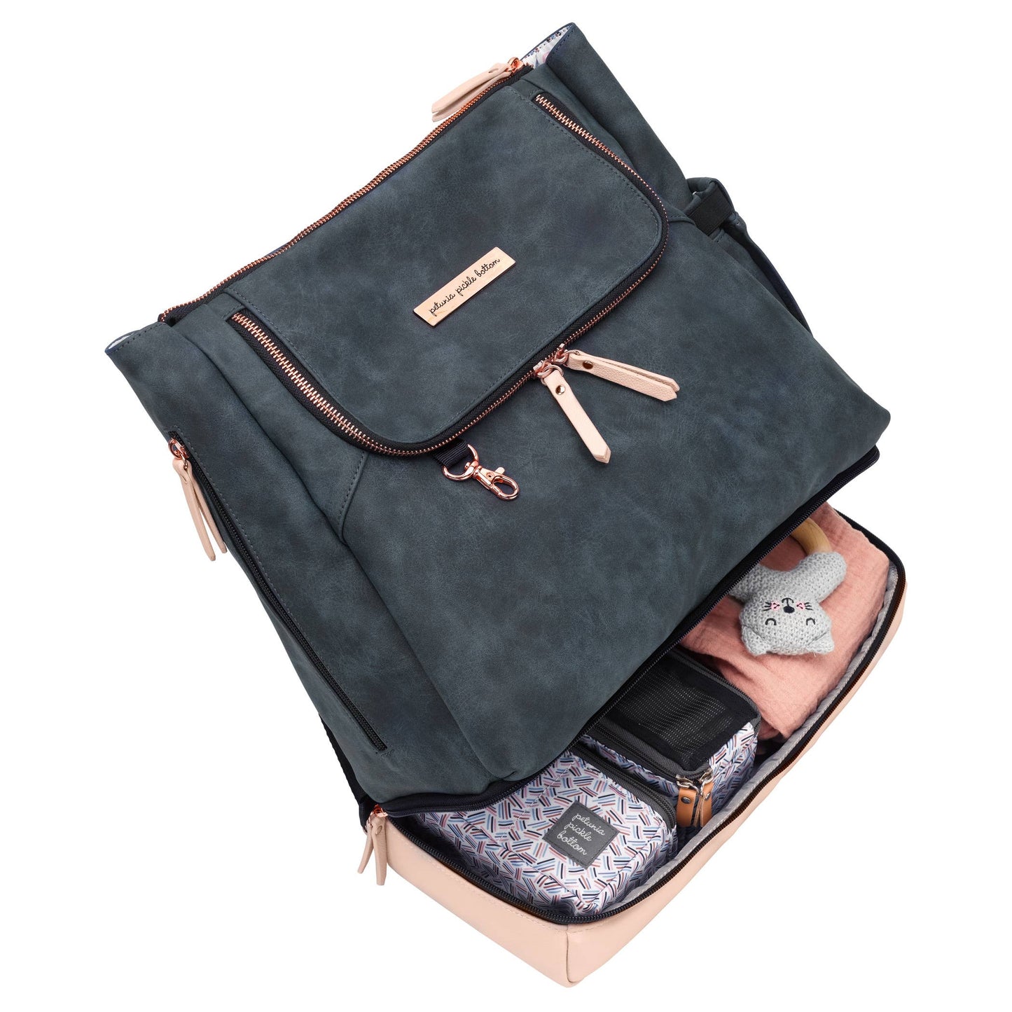 Petunia Pickle Bottom Pivot Backpack Diaper Bag in Indigo