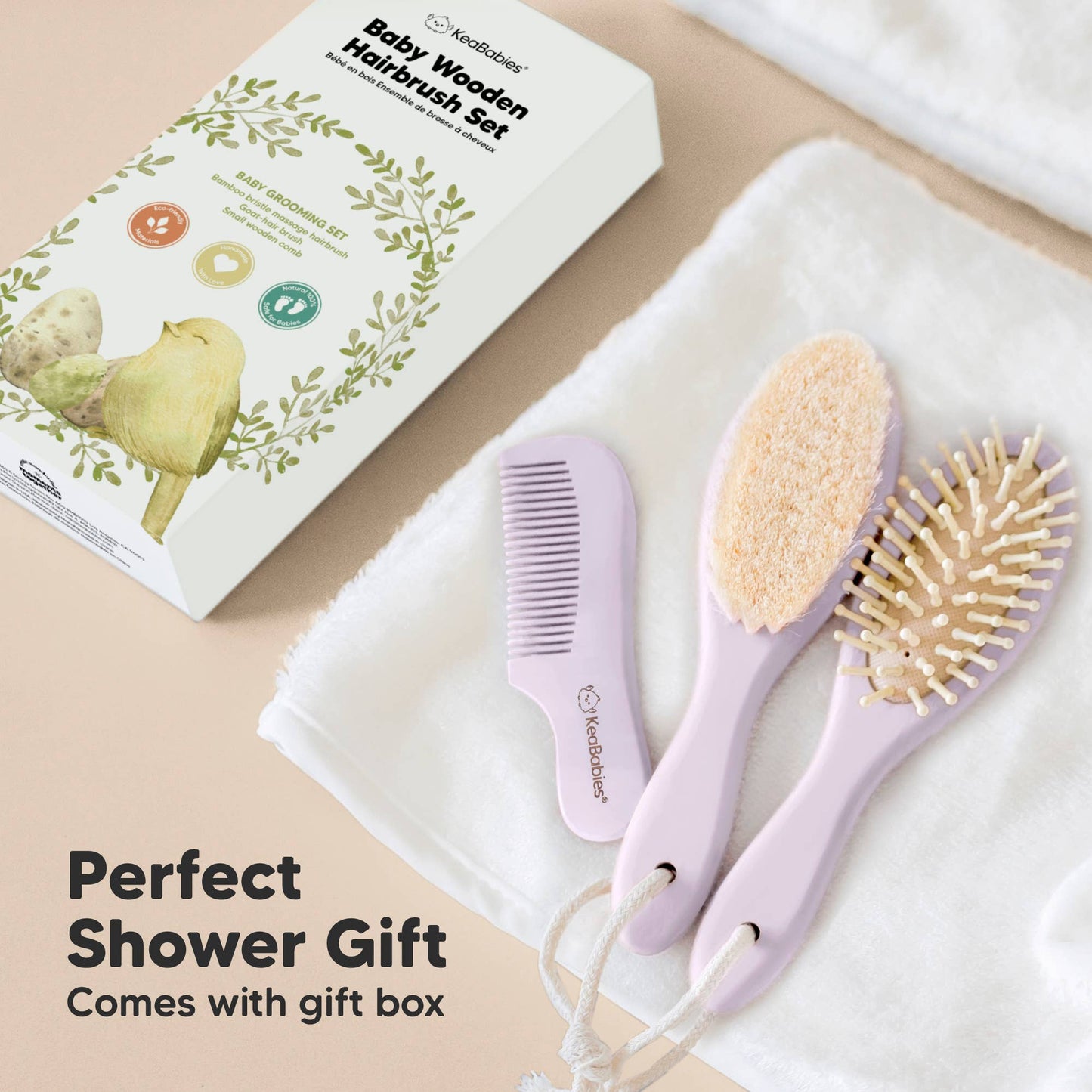 Baby Hair Brush and Comb Set