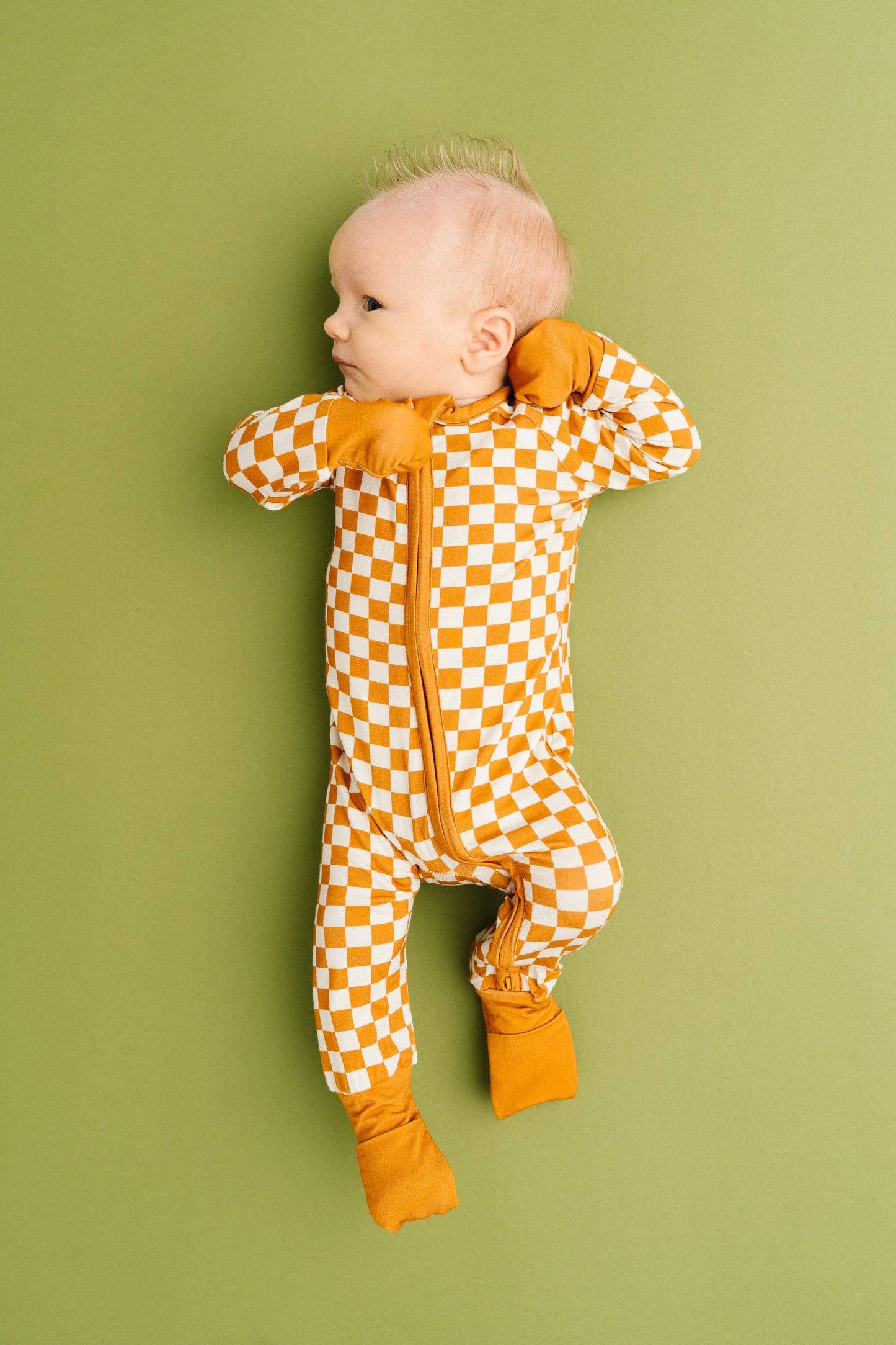 Checkerboard Charm Bamboo Sleeper