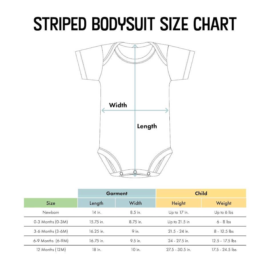 Georgia Bulldogs Striped Infant Bodysuit: Red / Standing Bulldog