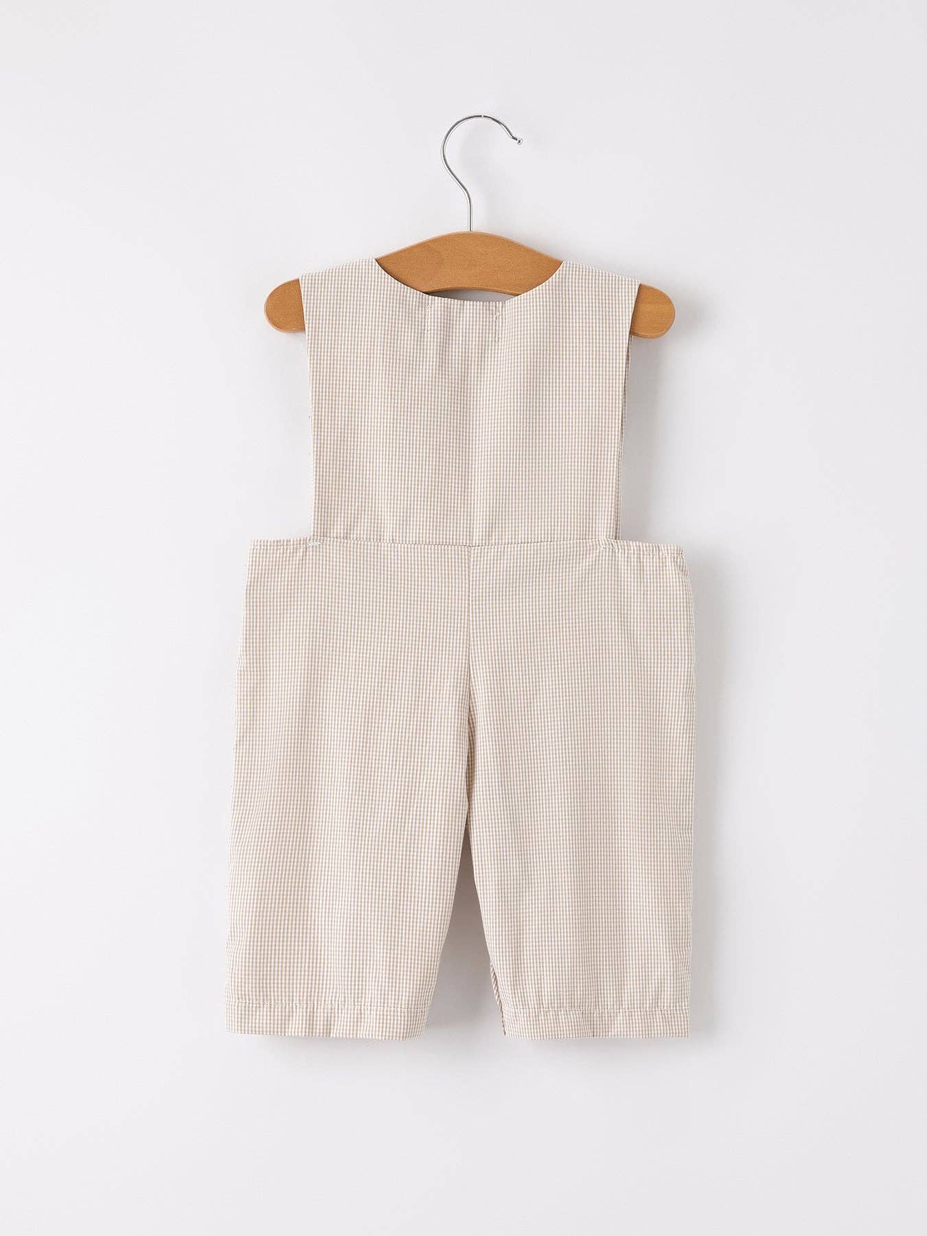 Pumpkin Smock Embroidered Boys Romper