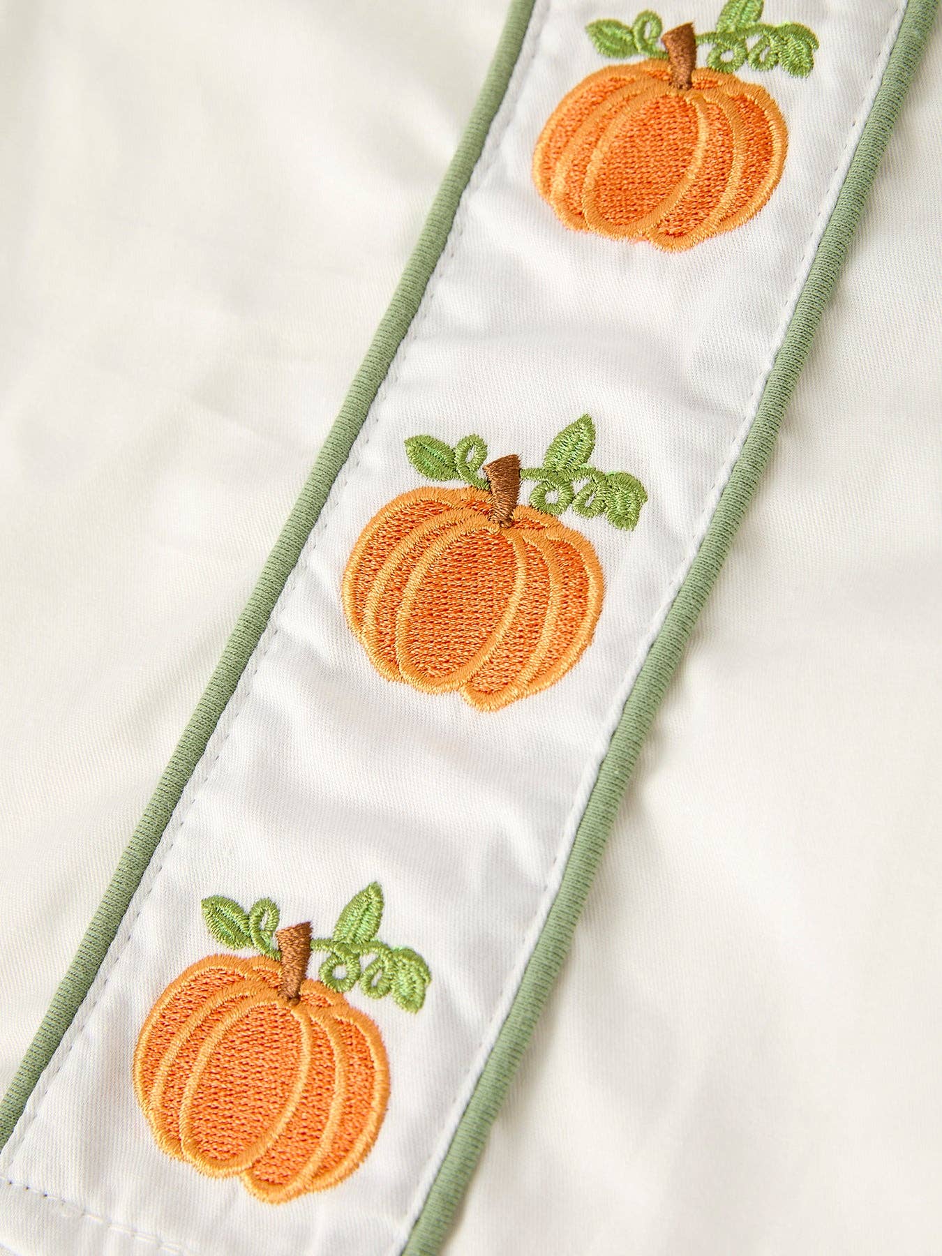 Rylee Faith Designs - Fall Halloween & Thanksgiving Applique Plaid Boys Bloomers Romper Set: 12M