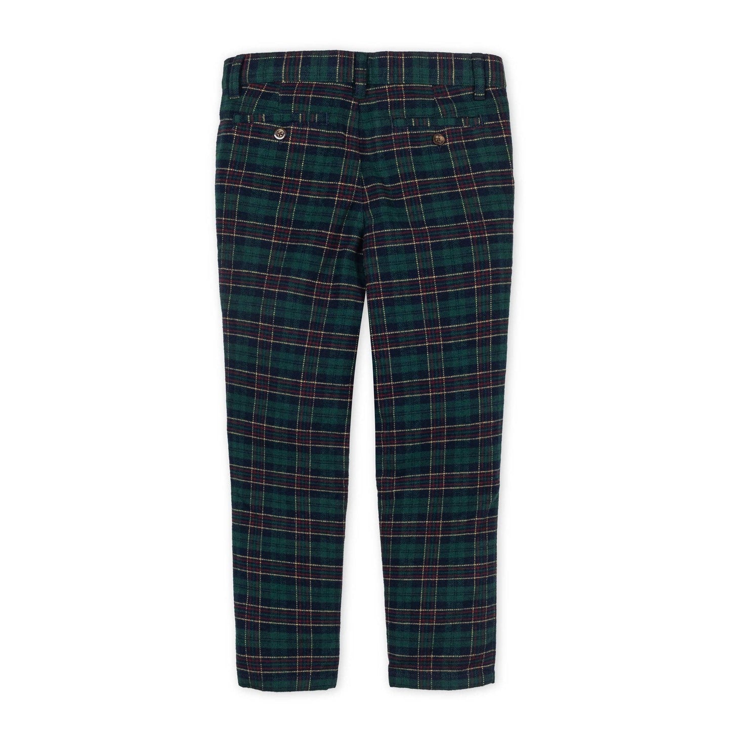 Organic Brushed Suit Pant: Scottish Suit Plaid