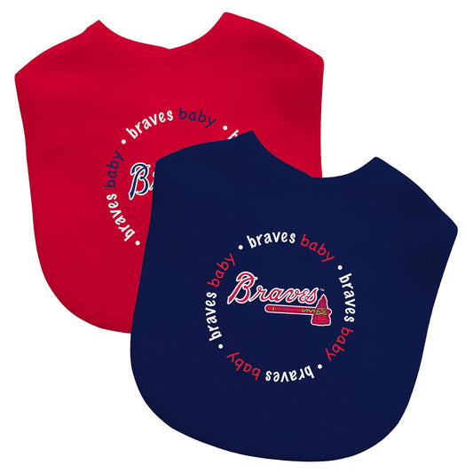 Atlanta Braves Bibs- 2 Pack