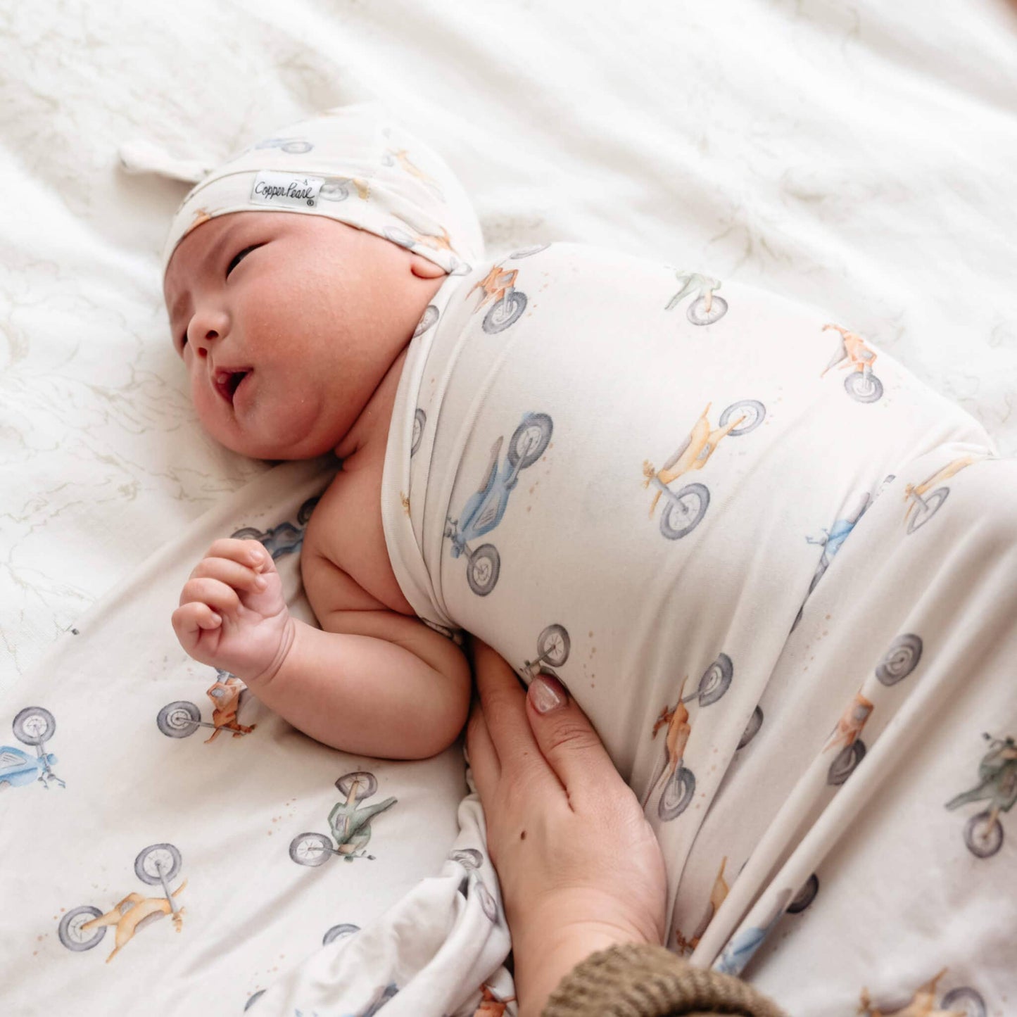 Copper Pearl - Knit Swaddle Blanket - Ryder