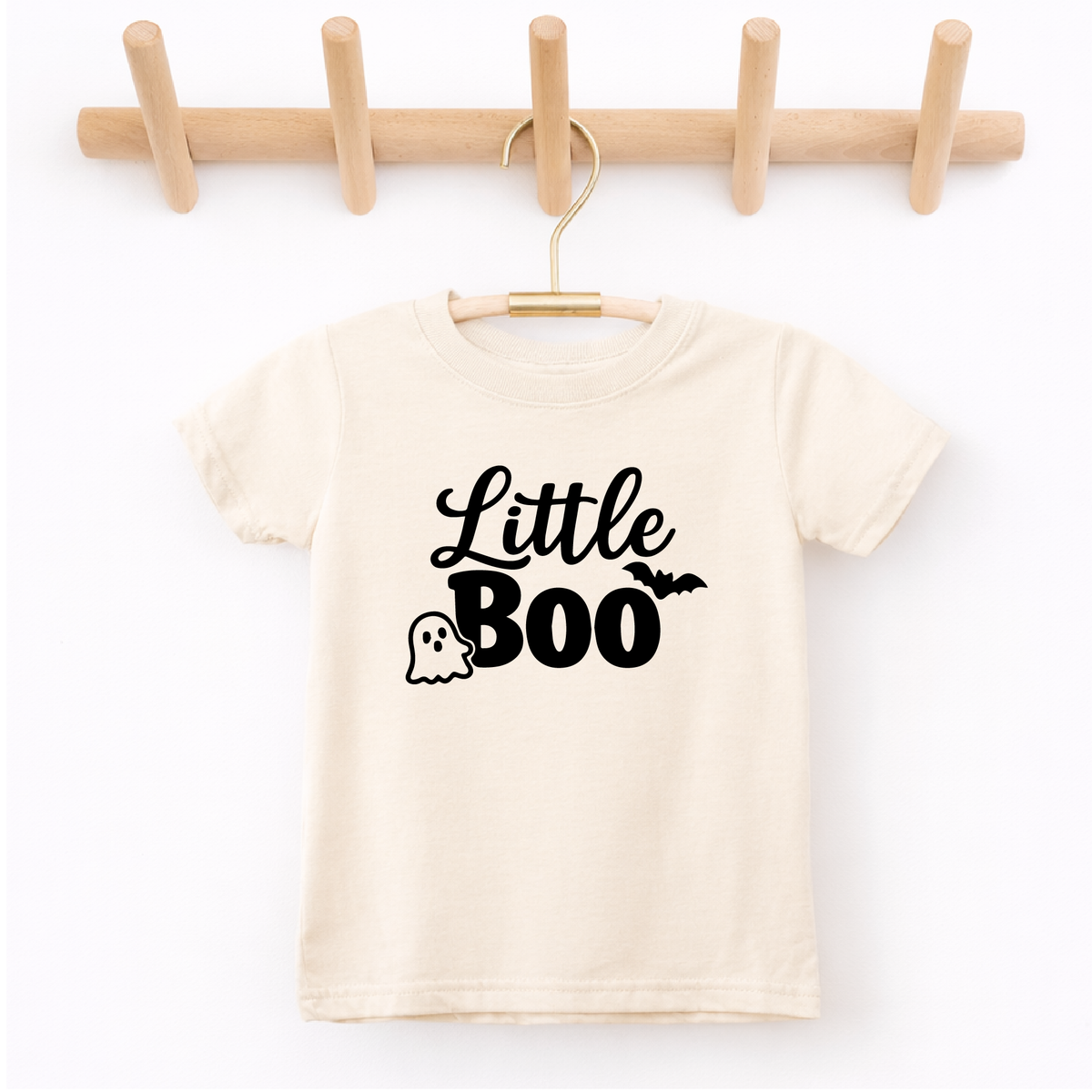 Little Boo Halloween Onesie and Kids T-Shirt