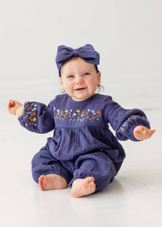 Clara Romper: Blue