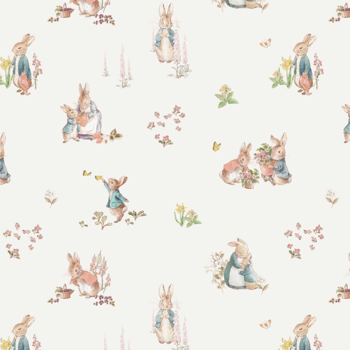 PETER RABBIT™ BAMBOO RAYON MUSLIN 2-PACK SWADDLES: Girl Pack