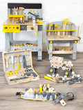 Wooden Toys Compact Workbench "Miniwob" Playset